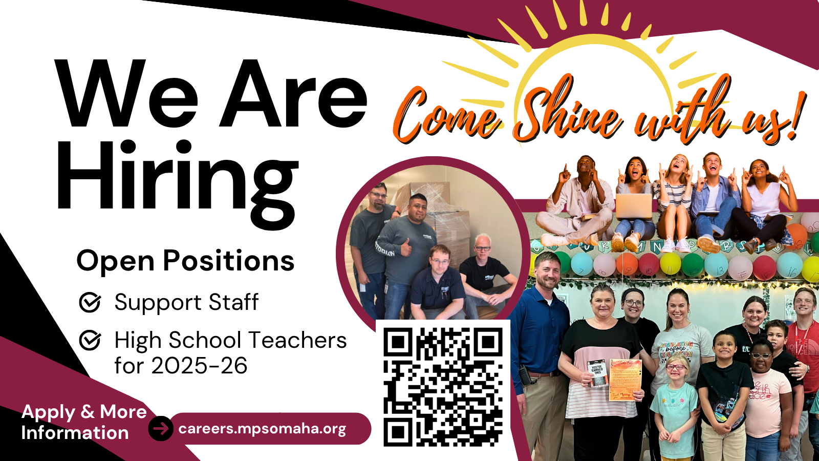 We're Hiring!