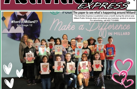 Cover of the February 2024 Activities Express paper