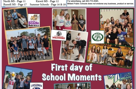 Cover page of the Fall Middle School Momentum