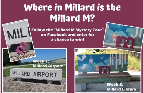 Pictures of Millard M Mystery at two locations