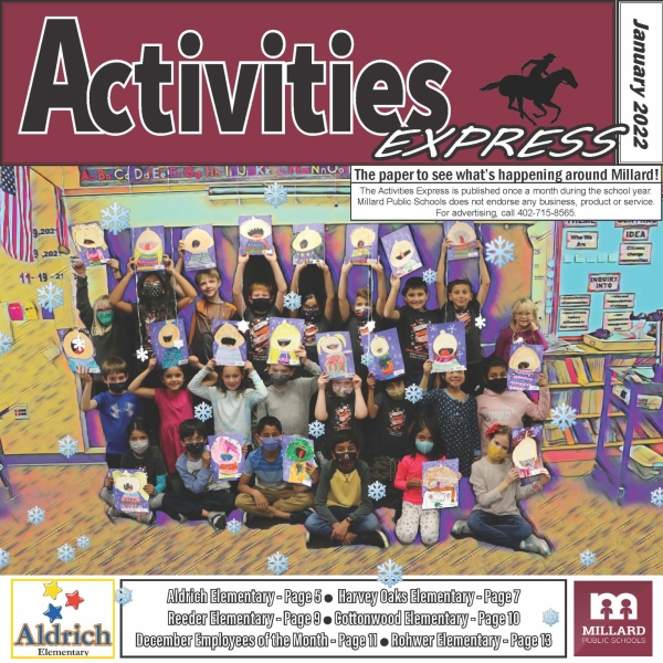 January Activities Express Cover Page