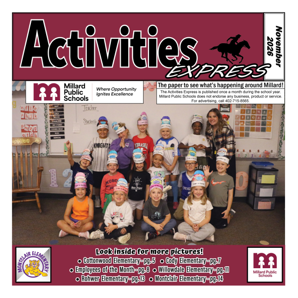 Cover page of the paper with a class picture of students wearing doctor hats.
