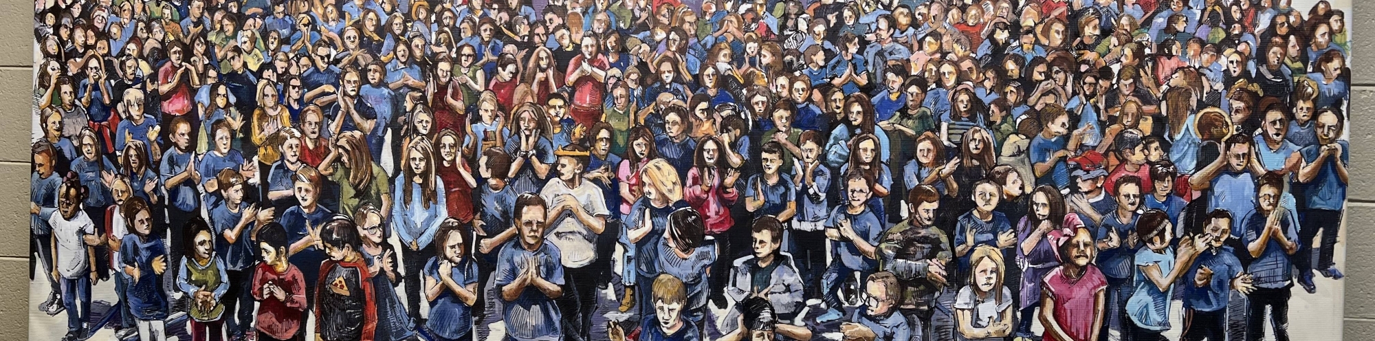 standing ovation mural