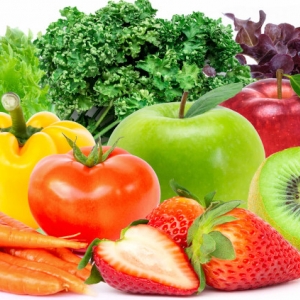 Fruits and vegetables